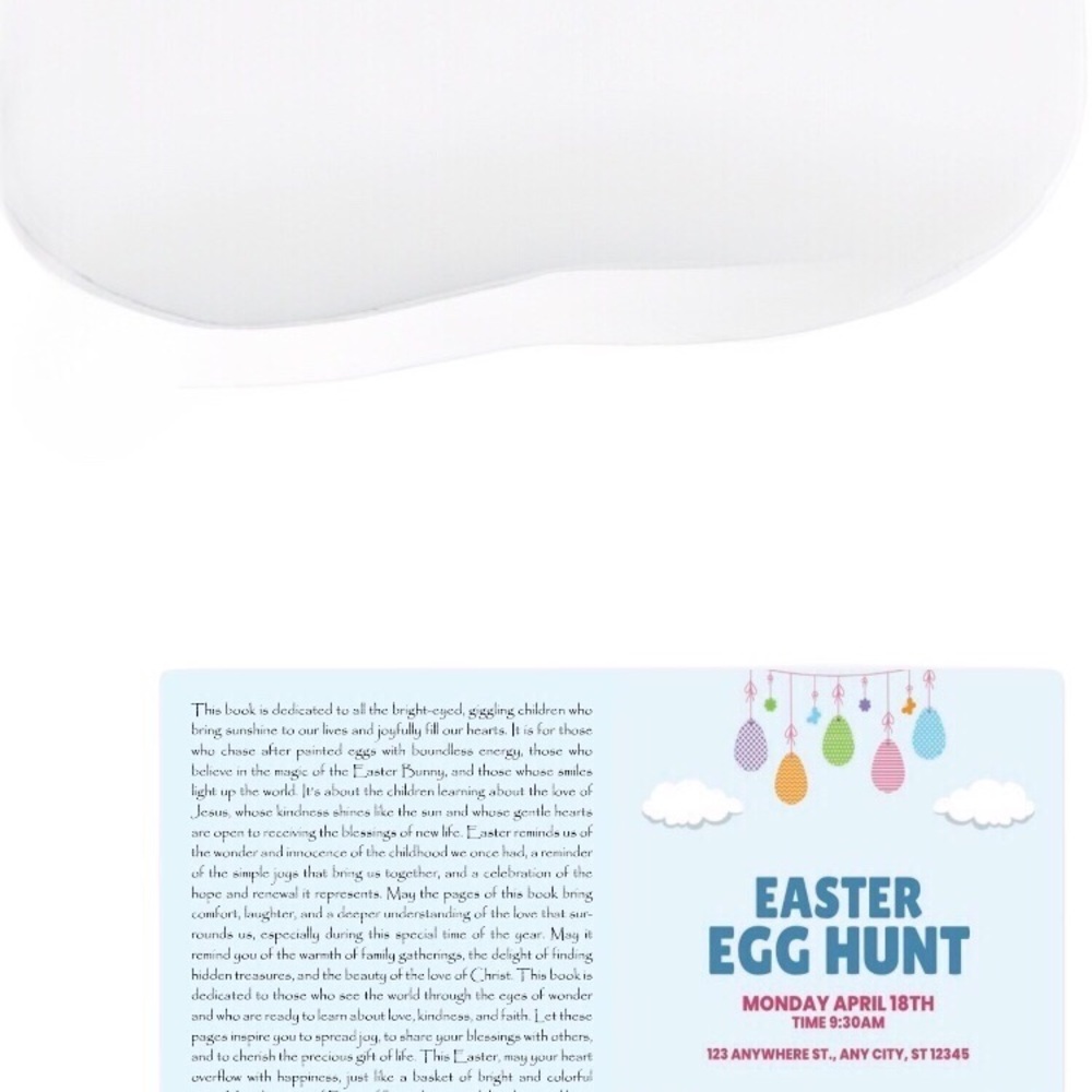 Easter Egg Hunt Book For Children